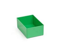 Cajas de inserción D3 de 63 mm adecuadas para Bosch L-BOXX | 5 unidades verde156 x 104 x 63 mm | inserte cajas para cajas surtidas como Bosch Sortimo Insetboxen Set L-BOXX, T-BOXX, ProClick Tray