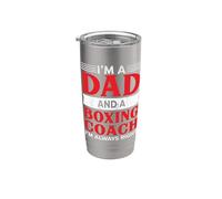 Cajas de karate vintage con diseño de Dad Lover Mixed Martial Arts Vaso térmico de acero inoxidable de doble pared