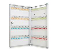 Cajas de llaves de pared, Con cerradura de metal, ganchos resistentes y llaveros marcables, caja de almacenamiento de llaves resistente, organizador de llaves de metal, gabinete de seguridad for llave