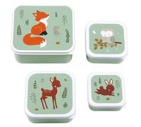 Cajas de merienda Amigos del bosque verde - A Little Lovely Company
