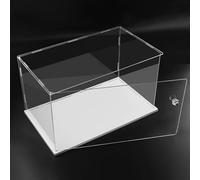 Cajas de Metacrilato Vitrina de Acrílico a Prueba de Polvo, Vitrina de Acrílico Transparente con Puerta Abatible, Vitrina Pequeña para Minifiguras, Coleccionables y Muñecas(40x20x35cm(16"x8"x14"))