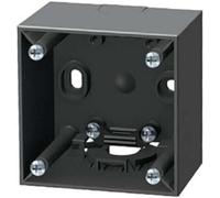 Cajas de montaje en superficie con abrazadera serie berker integro de hager, antracita