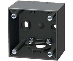 Cajas de montaje en superficie con abrazadera serie berker integro de hager, antracita
