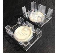 Cajas de Naipes de Pl de 2 Barajas, Estuches de Portatarjetas Giratorios de 360 Grados para Jugar Juegos de Pquer (Pon 2 pquer