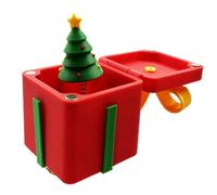 Cajas de Navidad, Caja de Navidad Impresa en 3D con árbol emergente | Decoración hogar para cumpleaños Sala de Estar de Interior Interior Mantelada Estante destinatarios al Instante, creando Momentos