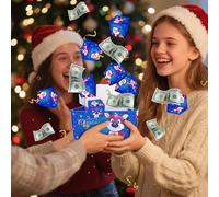 Cajas De Navidad - Cajas de Dinero Plegables con Efecto Rebote para Feliz Navidad,Bolsa Plegable Unisex para Regalos de San Valentín Joyería Hogar Celebración