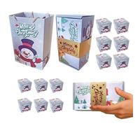 Cajas de Navidad | Cajas plegables de Feliz Navidad para efectivo - Bolsa plegable para vacaciones, hogar, familia, niños, celebración, chocolate, joyería, boda, galletas, caramelos, vinos, panaderos