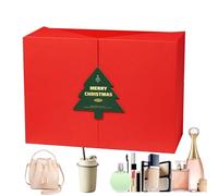 Cajas de Navidad, multifuncional, caja de almacenamiento para objetos pequeños, para pintalabios, caramelos, bufandas, chocolates, nueces, ositos de goma, joyas