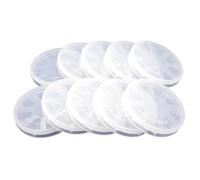 Cajas de oblea individuales de polipropileno (paquete de 10) for almacenamiento de semiconductores, de 2 a 6 pulgadas de diámetro, grado 100 for sala limpia(3in)