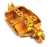 Cajas de Ondas Delanteras y traseras de chasis Mejorado de Metal para 116 16207 16208 16209 16210 H16 M162 Piezas de automóvil RC compatibles con 116 16207 16208 16209 16210 H16 M162(Yellow)