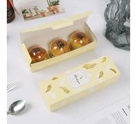 Cajas de papel de 5 uds de caramelo, galleta, galleta, turrón, gracias, Feliz Navidad, caja de regalo hecha a mano, estilo 2,21,5x7x5cm