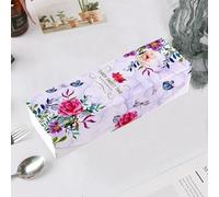 Cajas de papel de 5 uds de caramelo, galleta, galleta, turrón, gracias, Feliz Navidad, caja de regalo hecha a mano, estilo 15,21,5x7x5cm