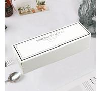 Cajas de papel de 5 uds de caramelo, galleta, galleta, turrón, gracias, Feliz Navidad, caja de regalo hecha a mano, estilo 11,21,5x7x5cm