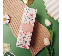 Cajas de papel de 5 uds de caramelo, galleta, galleta, turrón, gracias, Feliz Navidad, caja de regalo hecha a mano, estilo 22,21,5x7x5cm