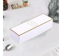 Cajas de papel de 5 uds de caramelo, galleta, galleta, turrón, gracias, Feliz Navidad, caja de regalo hecha a mano, estilo 10,21,5x7x5cm