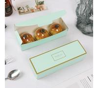 Cajas de papel de 5 uds de caramelo, galleta, galleta, turrón, gracias, Feliz Navidad, caja de regalo hecha a mano, estilo 9,21,5x7x5cm