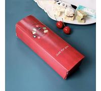 Cajas de papel de 5 uds de caramelo, galleta, galleta, turrón, gracias, Feliz Navidad, caja de regalo hecha a mano, estilo 35,21,5x7x5cm