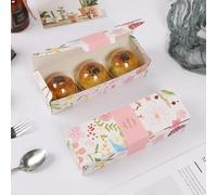 Cajas de papel de 5 uds de caramelo, galleta, galleta, turrón, gracias, Feliz Navidad, caja de regalo hecha a mano, estilo 5,21,5x7x5cm