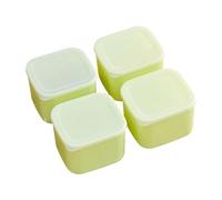 Cajas de para alimentos, paquete de 4, apilables, que ahorran espacio, ideales para sobras, comestibles, congelador, nevera, estructura de almacenamiento, aptas para lavavajillas, de cajas de
