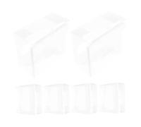 Cajas de Plástico Transparente Plegables, 6 Unidades para Comida