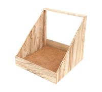 Cajas de Ponte de Pollo | Percha de Madera con Cojinetes - Nideras para - para invierno, percha de aves de corral, granja, codornices, gallinas, cooperativas