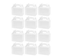 Cajas de postres - Contenedor de golosinas 12 Piezas,Cajas de papel plegables para confitería | para Adolescentes Aficionados del Ocio Creativo Cumpleaños Vacaciones Boda Noches Eventos