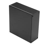 Cajas de Proyecto para Ventilador de Caja Electrónica 4x4 Cajas de Plástico Pequeños Circuitos Electrónicos Aluminio Extruido de Metal Aluminio 150mm 40 * 110 100mm (negro arena)