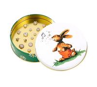 Cajas de regalo de caramelos, portaconfites hermético con forma de conejo festivo - Paquetes para dulces de Pascua - Para comida, familia, amigos, adultos, niños, hombres, mujeres, diario