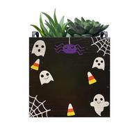 Cajas de regalo de Halloween, contenedor cuadrado de madera para dulces, recuerdo de fiesta para niños y adultos, hogar, reunión familiar, Halloween, vacaciones, escuela, aula
