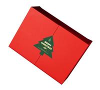 Cajas de regalo de Navidad - Clásicas Reutilizables | Cajas de almacenamiento para caramelos, para el almacenamiento de chocolates, nueces, ositos de goma, piruletas, joyas, caramelos, bufandas,