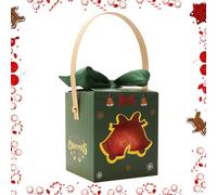 Cajas de regalo de Navidad - Juego de cajas de diferentes tamaños, estilo elegante | Perfecto para envolver regalos, ideal para celebraciones y decoración navideña, ideal para sorprender