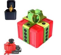 Cajas de regalo molestas y divertidas impresas en 3D, divertido desafío con sorpresa en forma de dedo medio, adorno interactivo de mesa con broma sorpresa (C)