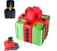 Cajas de regalo molestas y divertidas impresas en 3D, divertido desafío con sorpresa en forma de dedo medio, adorno interactivo de mesa con broma sorpresa (H)
