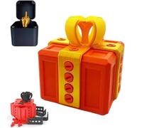 Cajas de regalo molestas y divertidas impresas en 3D, divertido desafío con sorpresa en forma de dedo medio, adorno interactivo de mesa con broma sorpresa (B)