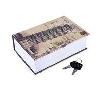 Cajas de Seguridad en Forma de Libro para Guardar Dinero Joyas y Objetos de Valor con 2 Llaves Suitable for Hogar Oficina y Viaje