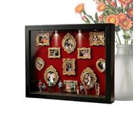 Cajas De Siluetas De Museo DIY, Marcos Fotos Miniatura Retro Encajonar Siluetas, Cajas Marcos Fotos Museo En Miniatura con Figuras Y Luces, para Aniversarios Bodas, Cumpleaños Y Decoración Hogar