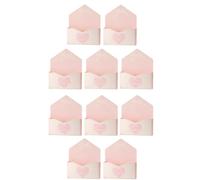 Cajas De Sobres De San Valentín - 10 Piezas Decoración con Patrón Corazón Romántico,Cajas de Sobres Florales para Bodas,para Esposa Madre Hermana Hija Amigos Familia y Eventos Especiales