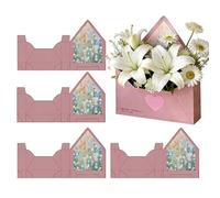 Cajas de sobres para ramos - Light Weight de Florista, Easy to Install, Innovative Design, 5, piezas de ramo plegable forma, bolso de mano floral | Multiusos Outdoor Indoor Utility
