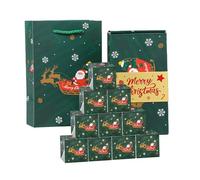 Cajas emergentes para dinero - 10 unidades caja de regalo de dinero explosiva, caja de regalo plegable con sobre rojo, juego de cajas decorativas para regalos de Navidad (3,94 X