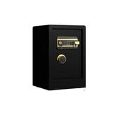 Cajas fuertes a prueba de fuego, cajas fuertes grandes for el hogar con huellas dactilares y teclado con pantalla táctil, sistema de doble llave, ideal for oficina(Noir)