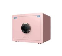 Cajas fuertes Caja de seguridad comercial con huella dactilar pequeña for el hogar, caja fuerte antirrobo inteligente 30cm for y la Oficina