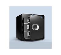 Cajas fuertes Safe Home Caja de seguridad antirrobo totalmente acero con código archivo oficina, invisible, pequeña, 45 cm(Negro,Password)