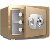 Cajas fuertes, Securit Househol Mechanica Loc Ke Bo Hig Stee Vaul Anti-Thef Fireproo e impermeable(Gold,38x30x30cm)