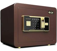 Cajas fuertes, Wal Loc Bo Cas ingenio Numbe Emergenc Securit Hom Electroni contraseña Modelo de huella digital(Brown)