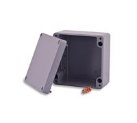 Cajas industriales de aluminio BOXEXPERT Serie Alster 160x160x91mm IP 66 gris RAL7001 caja de distribución del armario de control
