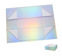 Cajas Kraft para Presentaciones Grandes Caja de Forma Rectangular Tapa de Cartón Plegable Caja de Envoltura Magnética para Cumpleaños 32 X X 9 Cm