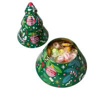 Cajas metálicas para galletas | Contenedor de lata con forma de árbol de Navidad para dulces | Tarros decorativos para dulces chocolates Snack The Alimentos Cocina Casa Boda Shower Regalo