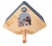 Cajas nido para periquitos: cría de periquitos | Hábitat fácil de limpiar para pájaros, cacatúas, peonías y periquitos, casa nido duradera de madera, pajarera segura