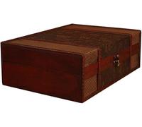 Cajas Organizador de soporte de anillo Organizador de baratijas vintage Cofre de joyería de madera Contenedor de joyería antigua Caja de almacenamiento de anillos Baratija Soporte de joyería Pendiente
