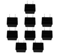 Cajas Organizadoras con Ganchos metálicos 9 conjuntos, para Panel | Piezas Pequeñas, Paredes Translúcidas y Bordes Redondeados, Plástico E Hierro, Etiquetas Incluidas